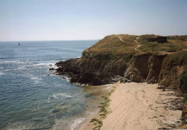 Pobřeží u Fort-Bloqué