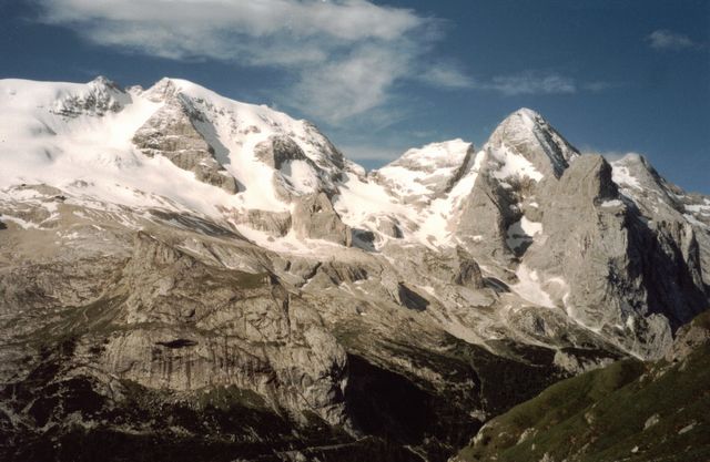 Marmolada z protějšího hřebenu