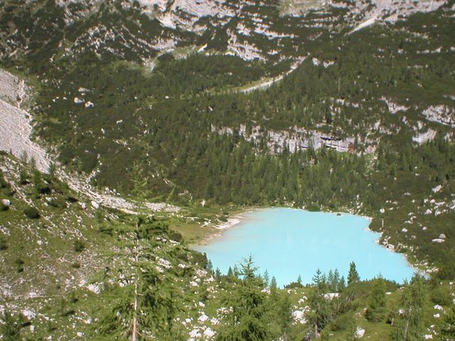 Lago del Sorapiss s chatou Vandelli
