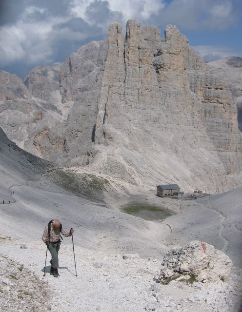 Torri de Vajolet nad Gartlhütte