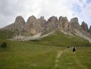 Hřeben Cir od Passo Gardena