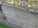 Newgrange - zdobený obkladový kámen