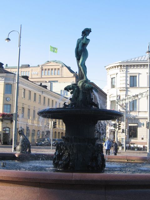 Helsinki - kašna se sochou Havis Amandy