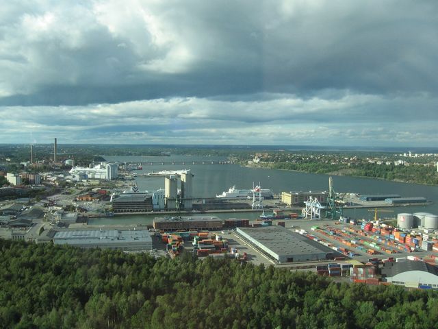 Stockholm - pohled na přístav