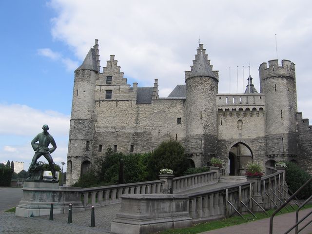 Antverpy - hrad Steen
