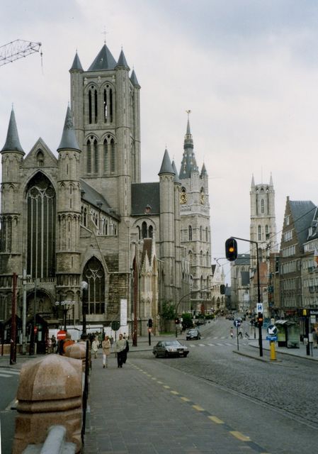 Gent - chrám sv.Mikuláše