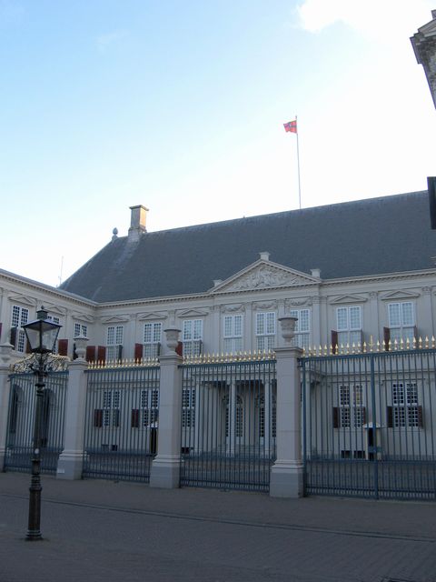 Haag - Noordeinde, kancelář královny