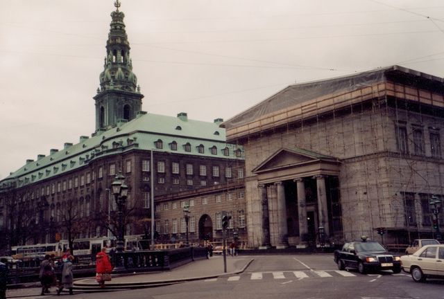 Kodaň - Christiansborg (parlament) 
