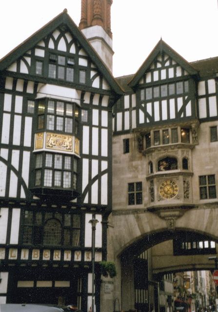 Londýn - tudorovské domy 
