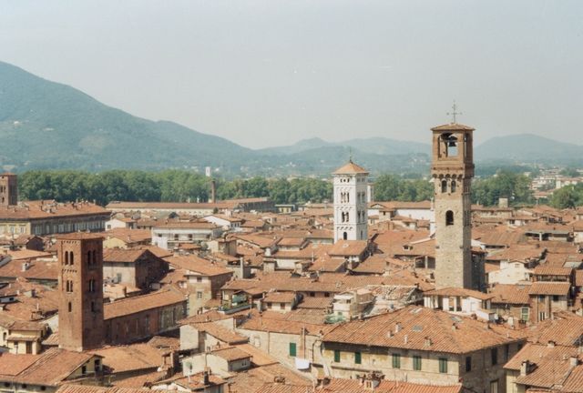 Lucca - pohled na město