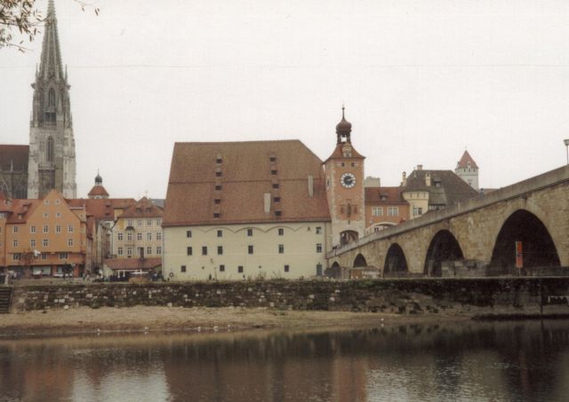Řezno - kamenný most a dóm sv.Petra