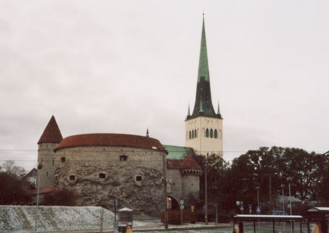 Tallin - sv.Olaf a bastion Tlustá Markéta