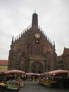 Norimberk - Frauenkirche s orlojem