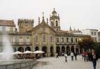 Braga - náměstí s věží San Tiago