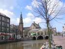 Leiden - Korenbeursbrug s radnicí