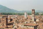 Lucca - pohled na město