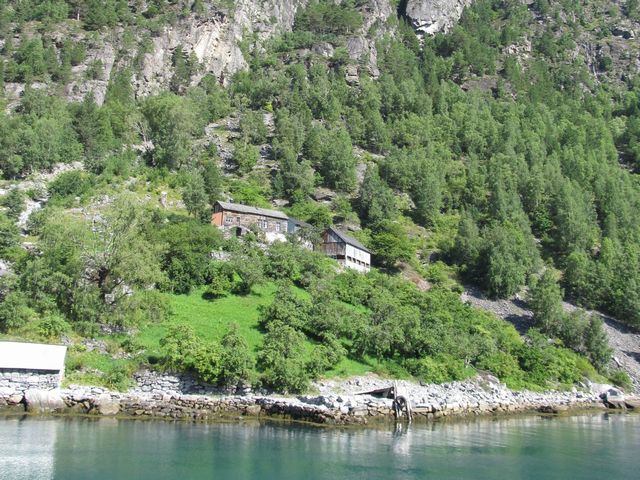 Farma na Geirangerfjordu